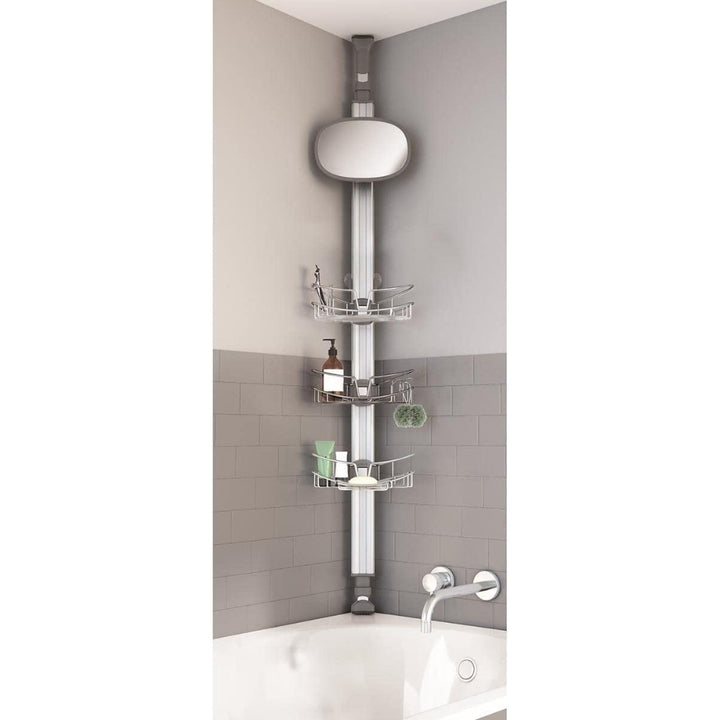 Artika - Étagère de douche extensible avec 1 miroir - Neptune