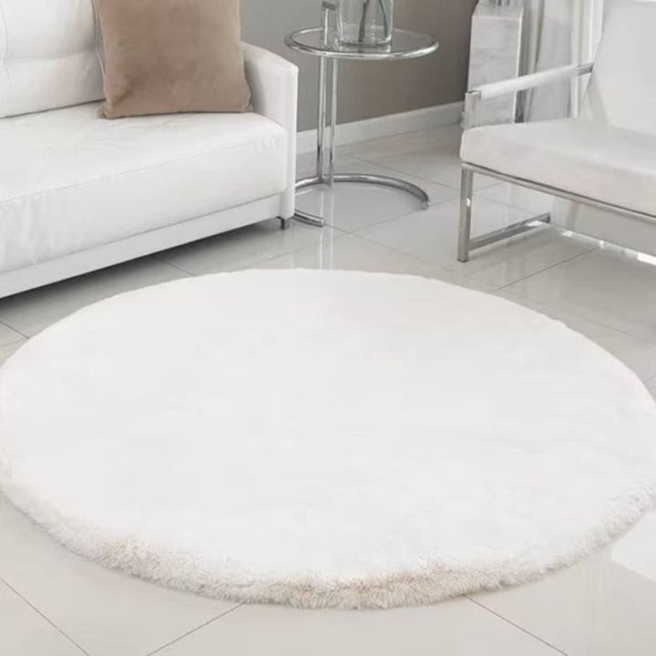 Mon Chateau - Round Faux Fur Rug