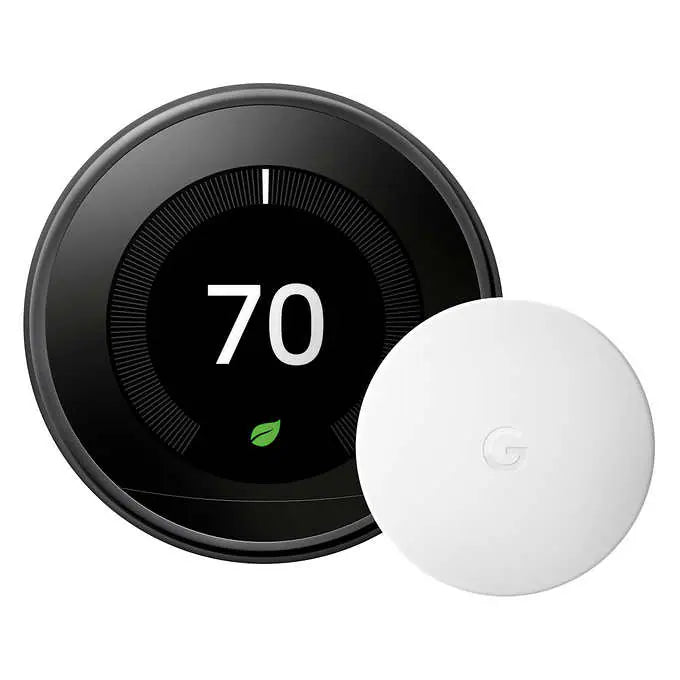 Google Nest Learning - Thermostat avec capteur de température Nest