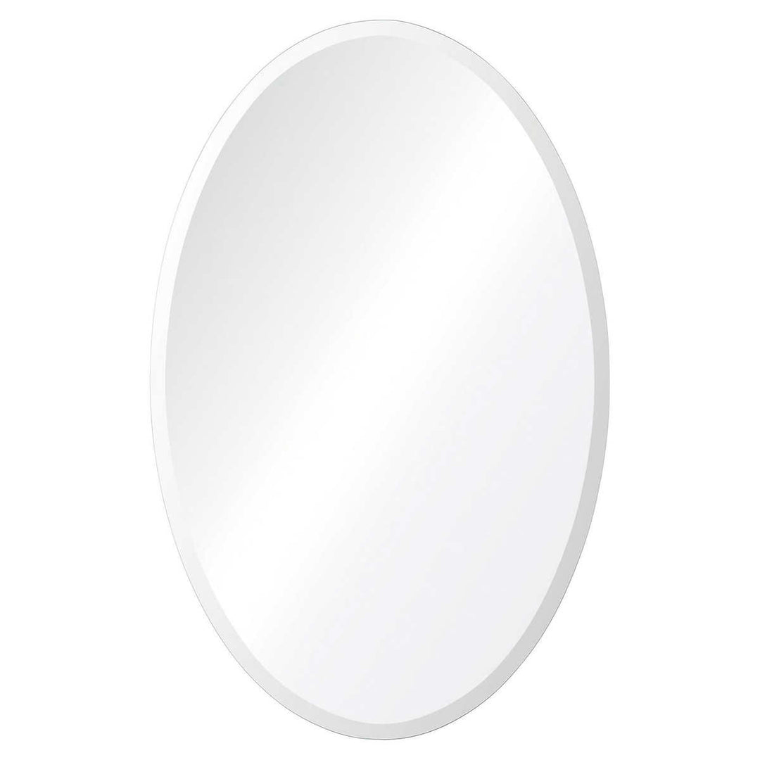 Ollie Frameless Beveled Edge Oval Mirror