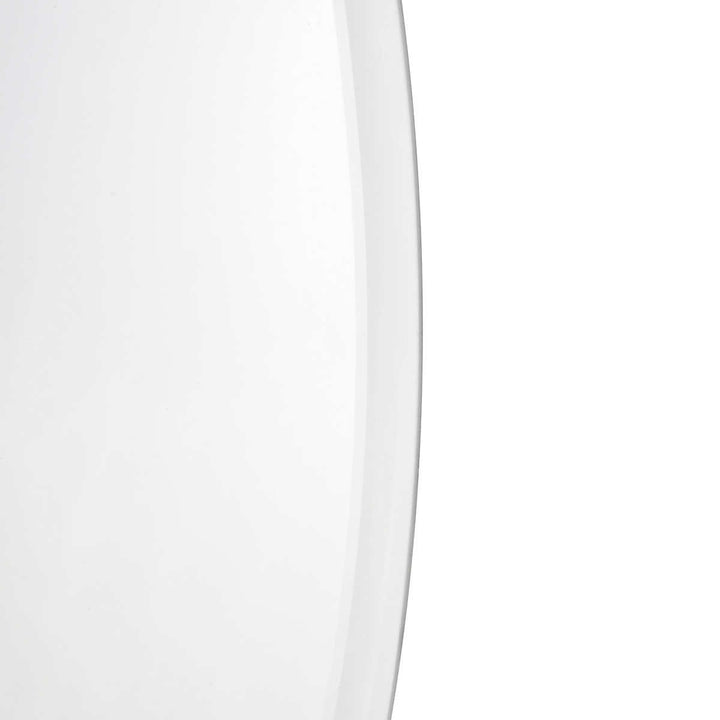 Ollie Frameless Beveled Edge Oval Mirror