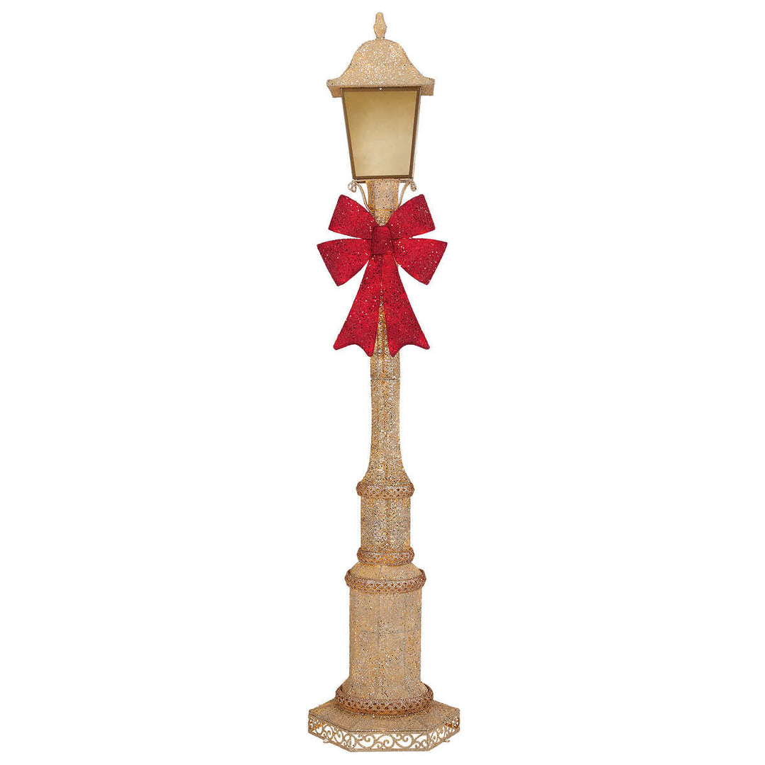 Lampadaire de Noël scintillant de 2,1 m (7 pi)