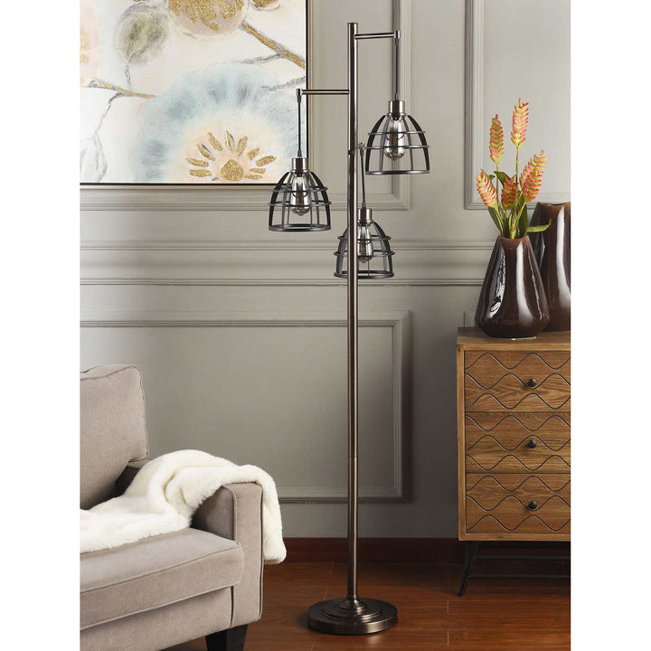 Lauroux - Modern 3-Light Floor Lamp