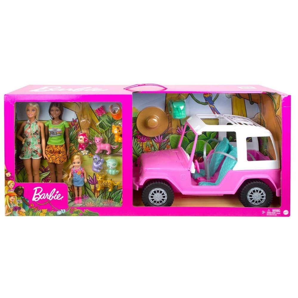 Barbie - Dolls, vehicle and accessories 