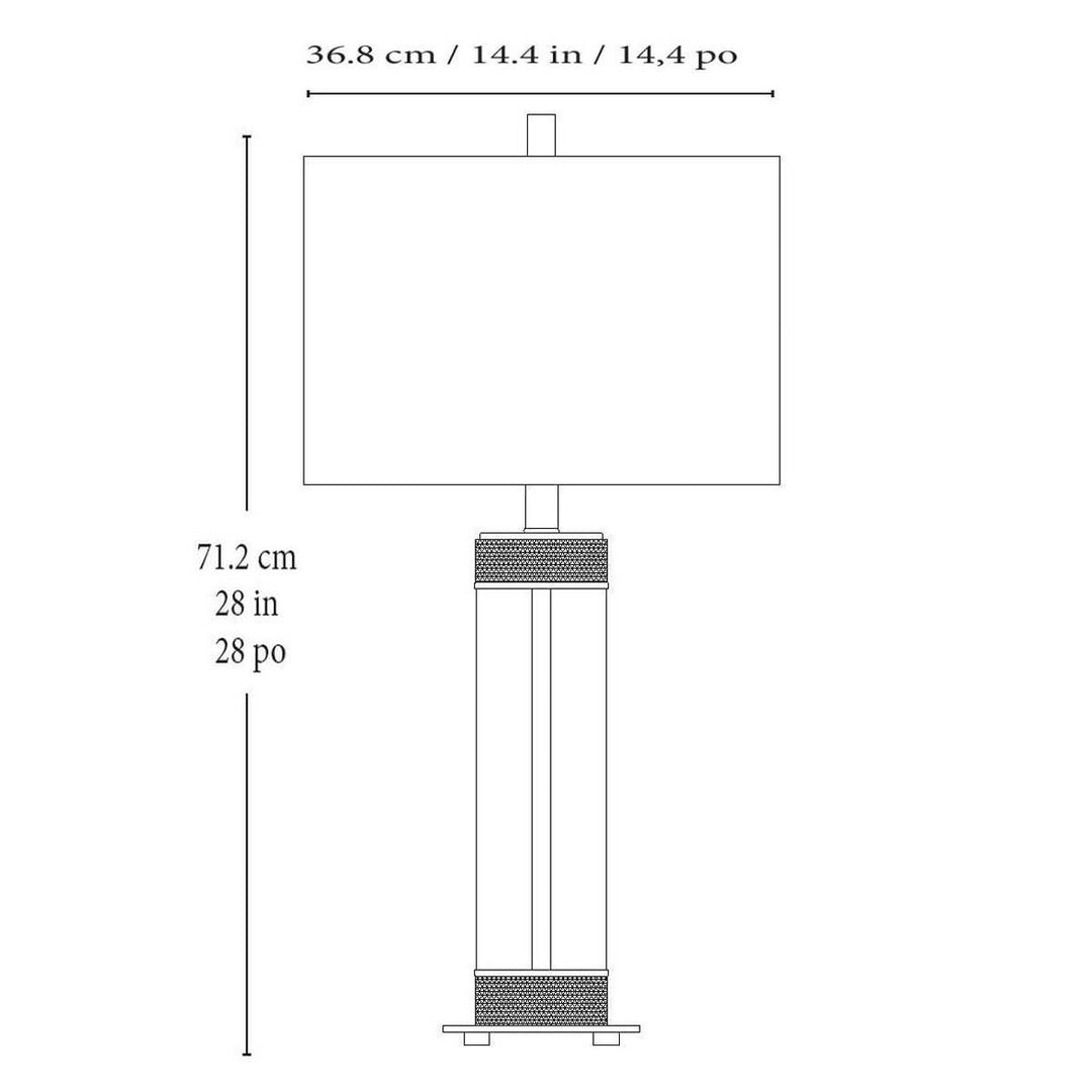 Barnes - Set of 2 Modern Table Lamps