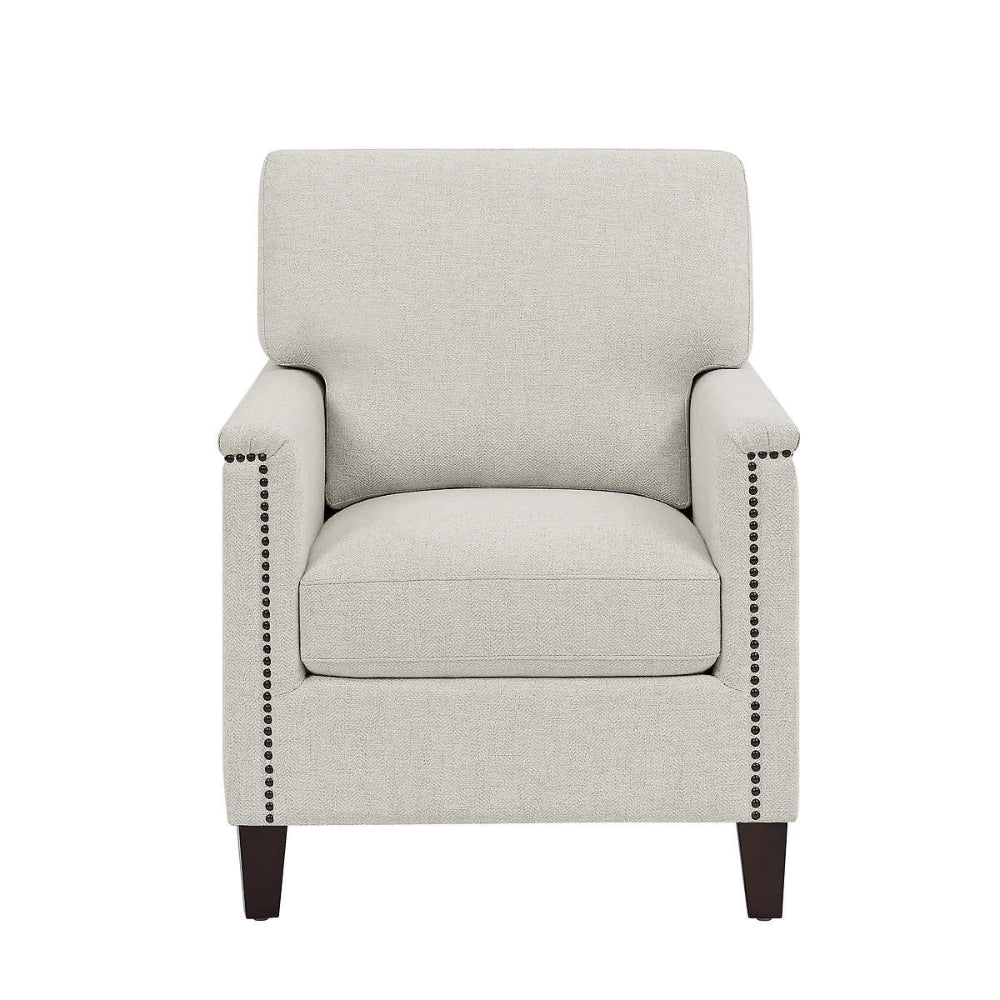 True - Fauteuil d'appoint moderne en tissu