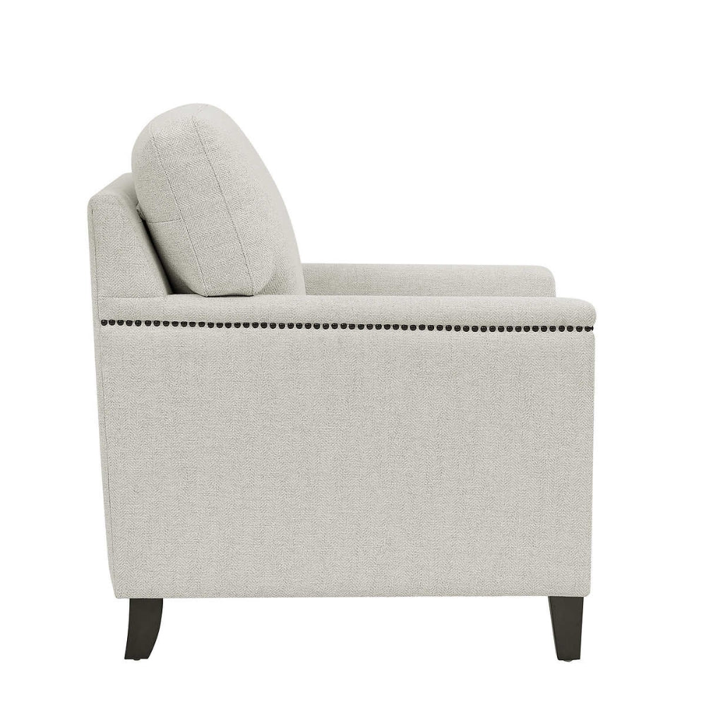 True - Modern Fabric Accent Armchair