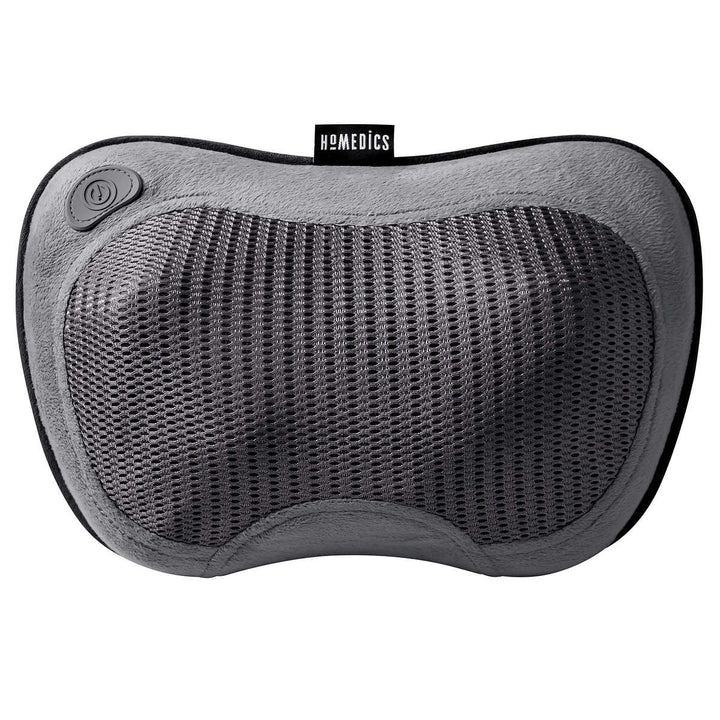 Homedics - Coussin-oreiller de massage shiatsu sans fil avec chaleur