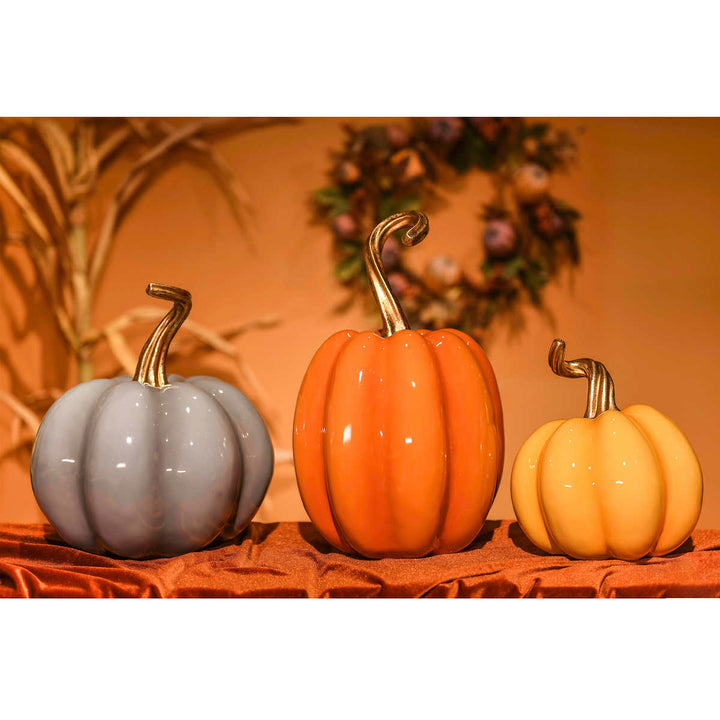 Set of 3 pumpkins