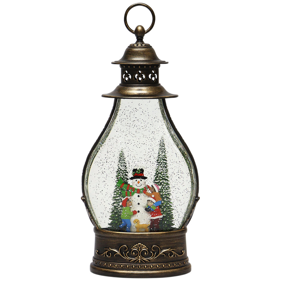 Christmas scene lanterns with LED lights