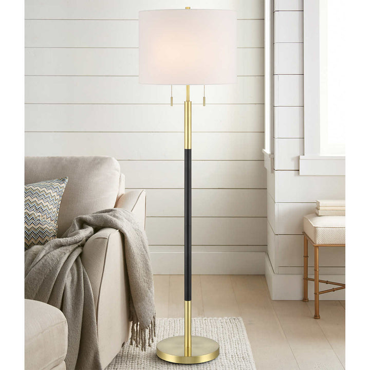 Bridgeport Designs Brianna Double Pull Chain Floor Lamp