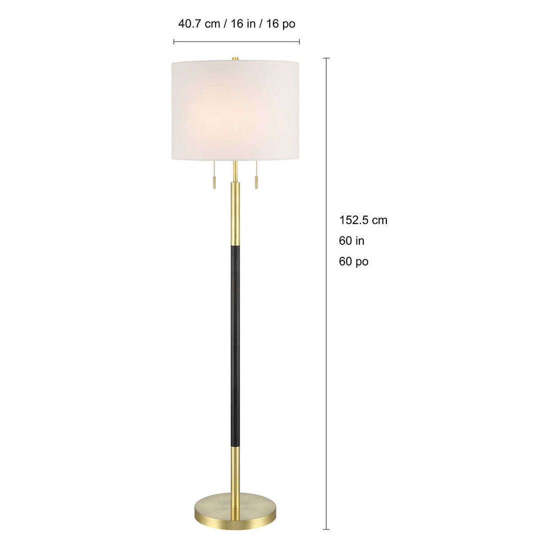 Bridgeport Designs Brianna Double Pull Chain Floor Lamp