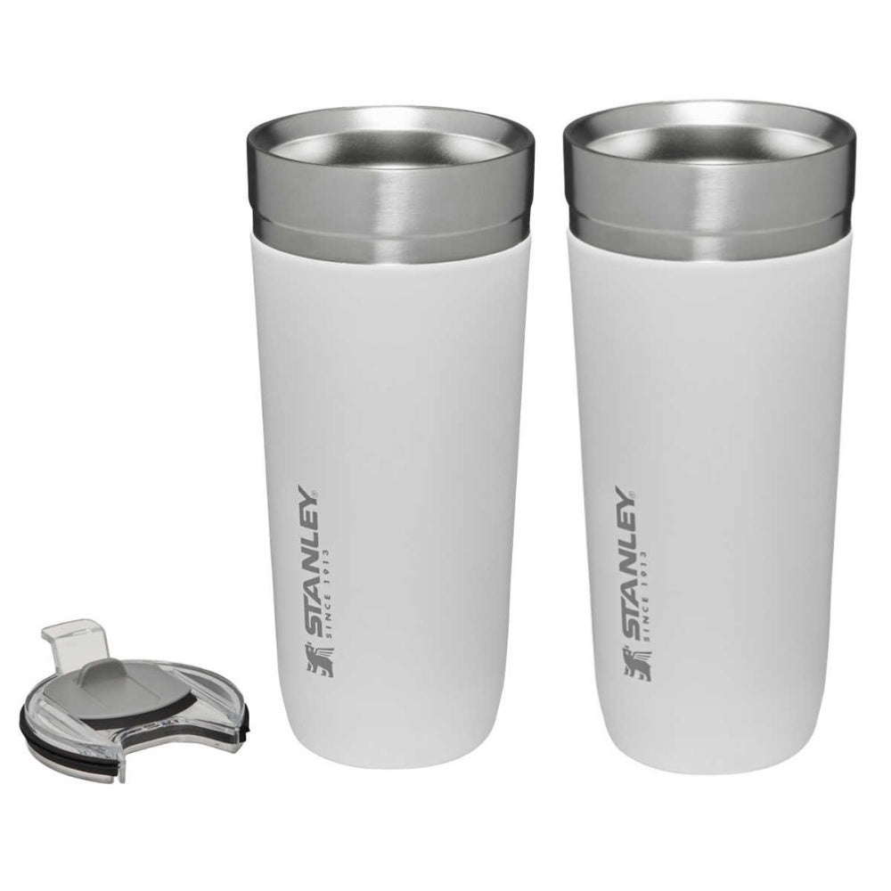 709ml Stanley original white thermal mug ice drink per 20 ore di spedizione  immediata