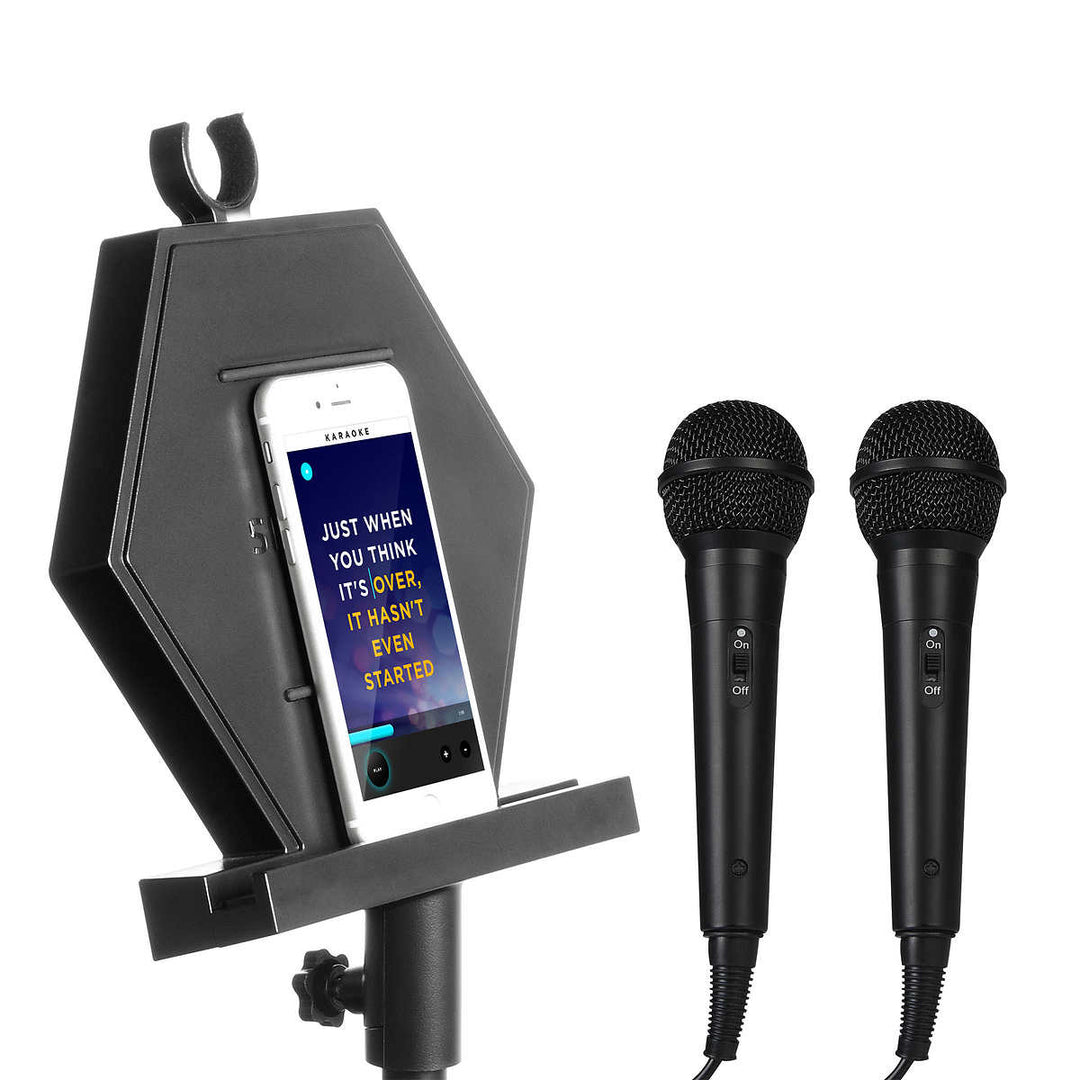 Singsation - Système de Karaoké Bluetooth Tout-en-Un Avec 2 Microphone