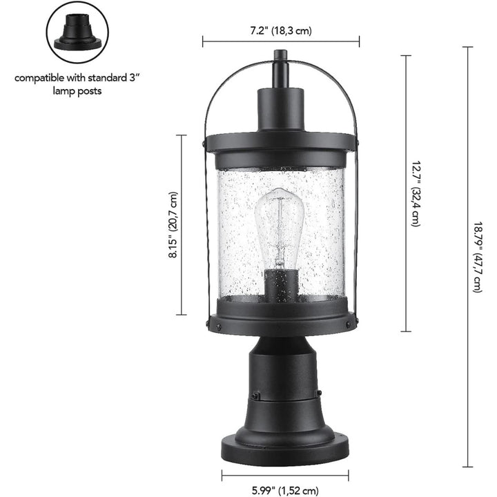 Globe - 1-Light Outdoor Fixture - Zeke 44717