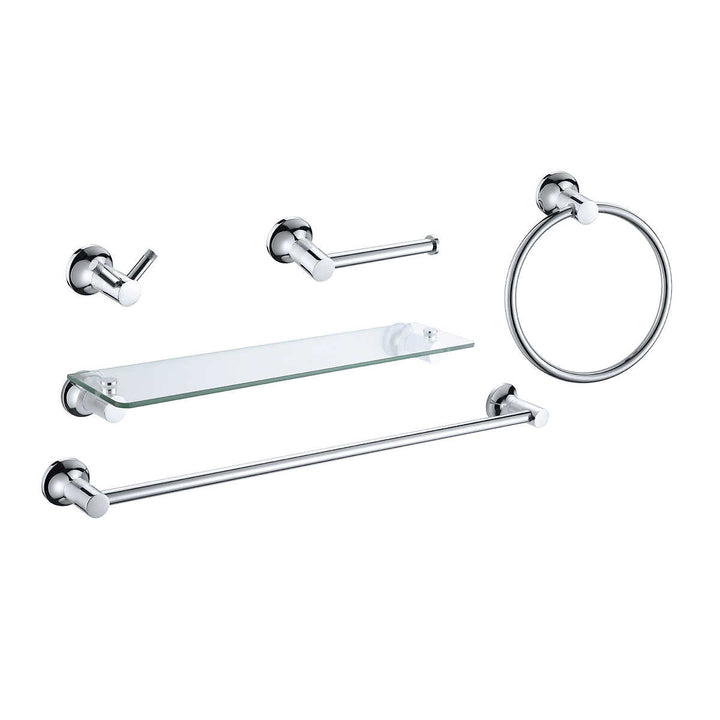 Moorefield - 5-Piece Bathroom Accessory Set