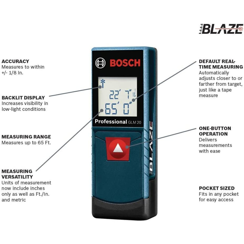 Bosch - Laser to measure GLM20 Blaze