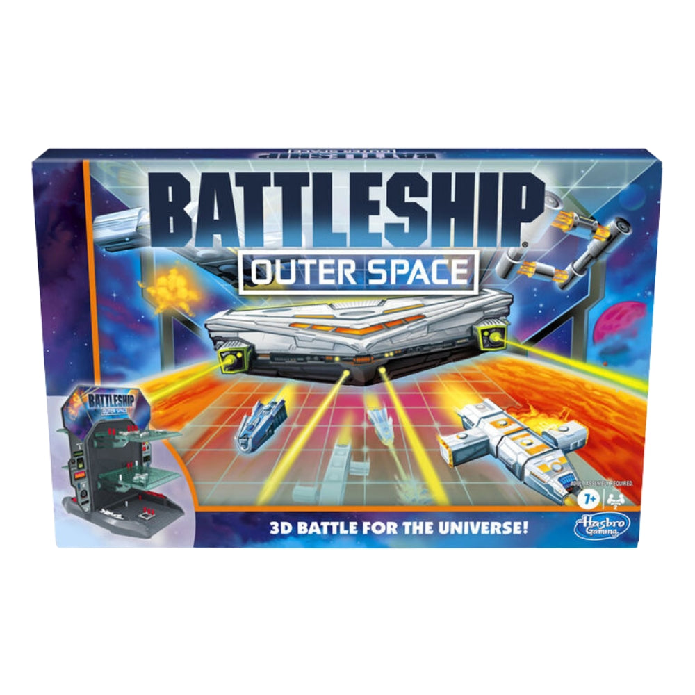 Hasbro - Battleship Outer Space 3D Board Game, for 2 Players