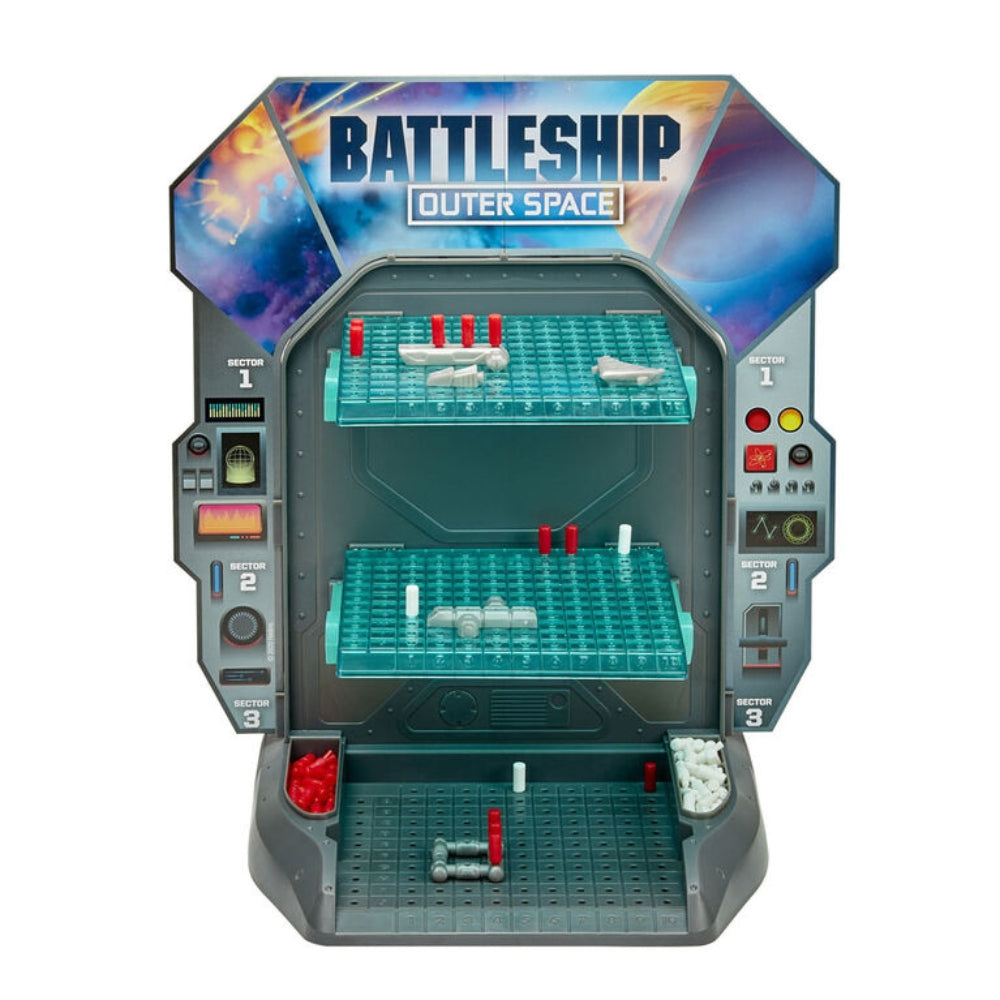 Hasbro - Battleship Outer Space 3D Board Game, for 2 Players