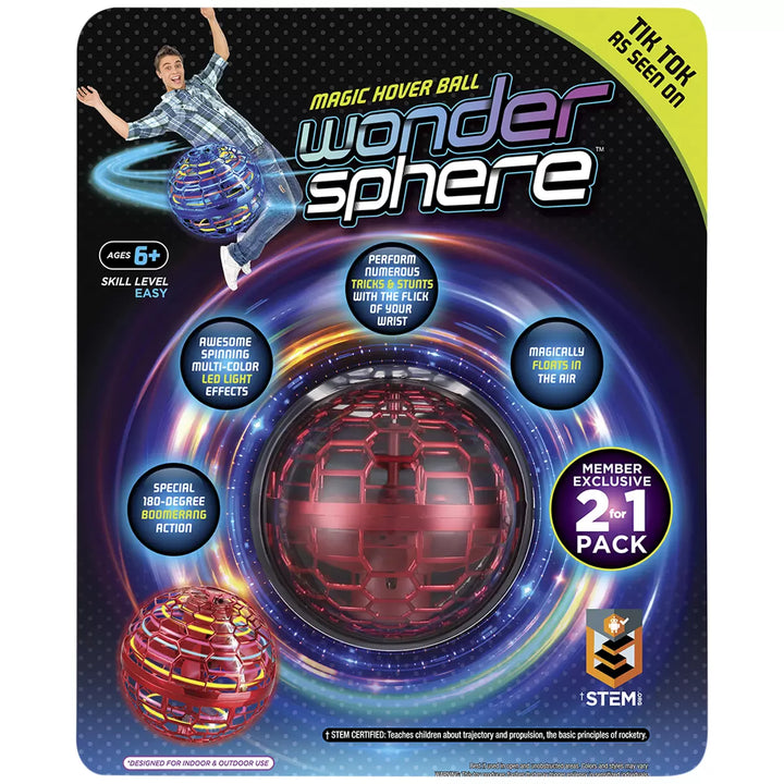 Wonder Sphere - Set of 2 Magic Hover Flying Balls