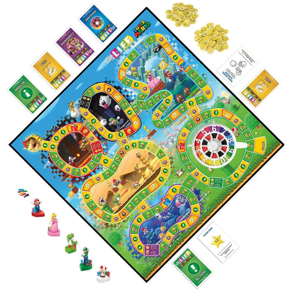 Hasbro - The Game of Life Super Mario Premium Edition