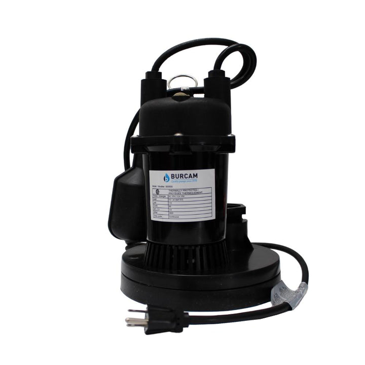 Burke 300500 1/3 HP Submersible Sump Pump 