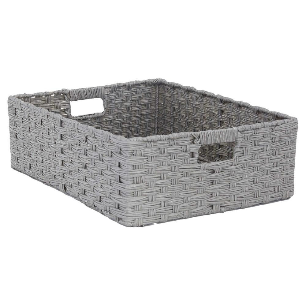 Baum Faux Wicker Basket - 3-Pack