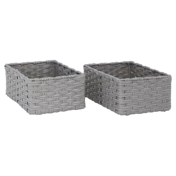 Baum Faux Wicker Basket - 3-Pack