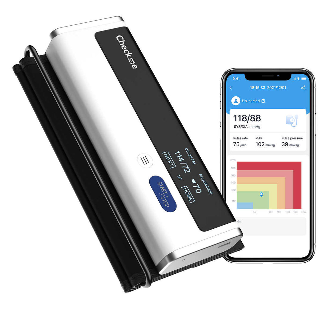 Checkme - Automatic Wireless Blood Pressure Monitor with Bluetooth Connectivity