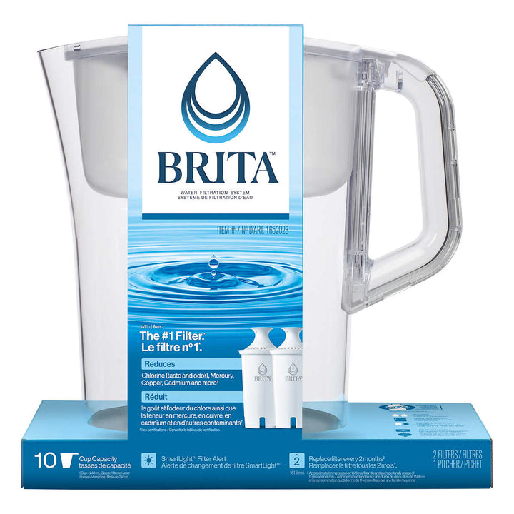 Brita - Water Pitcher with Filtration, 10 cups